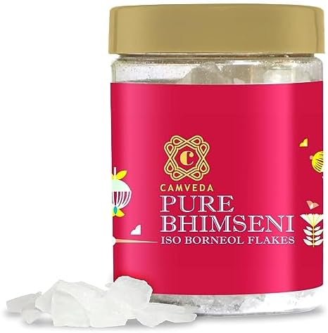 Green Velly Camveda Pure Bhimseni Camphor Kapoor/Kapur Jar (500g) | 100% Pure Camphor Puri