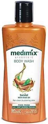 Medimix BodyWash Eladi Oil & Sandal for Clear and Glowing Skin 300 ml Packaging May Vary