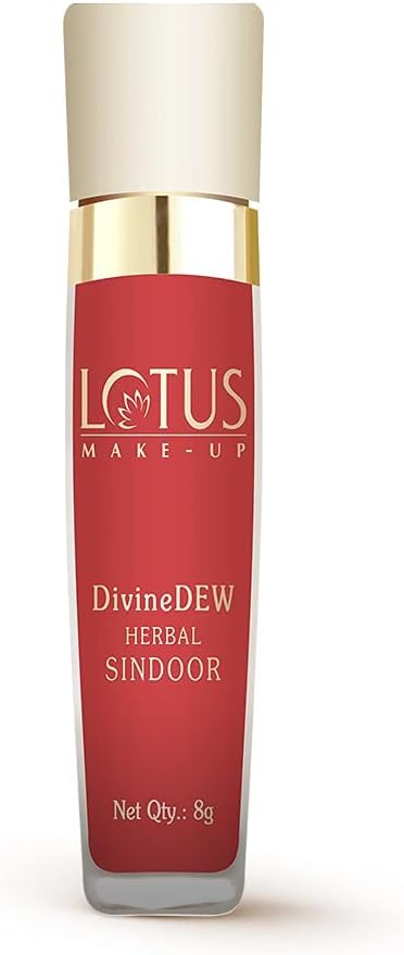 Lotus Herbals Divine Dew Herbal Sindoor Free of Mercury and Lead | 8g | Rosy Blush