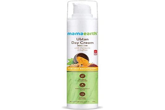 Mamaearth Ubtan Day Cream: SPF 30, Turmeric & Saffron, 50