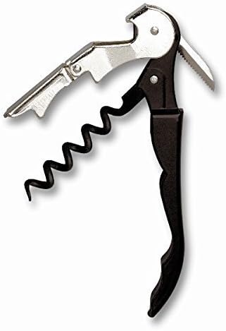 iKonbi Stainless Steel Wine Cork Screw Sommelier Knife Style W/Bottle Opener- Set of 2