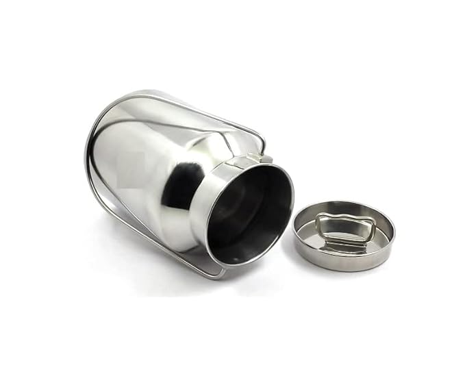 iKonbi Stainless Steel Akhand Barni/Milk Can/Container/ Milk can Ghee/Oil, Milk/Butter