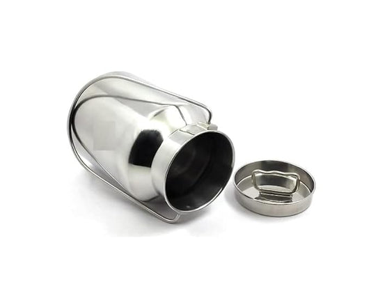 iKonbi Stainless Steel Akhand Barni/Milk Can/Container/ Milk can Ghee/Oil, Milk/Butter