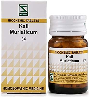 Dr. Willmar Schwabe India Kali Muriaticum Biochemic Tablet: