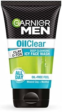 Garnier Men Oil Clear deep cleansing Facewash, 100g
