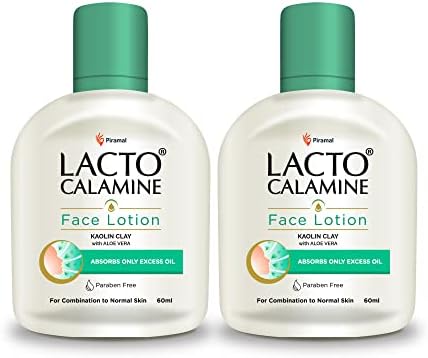 Lacto Calamine Combination to Normal Skin Oil Balance Lotion 60ml (Pack of 2)