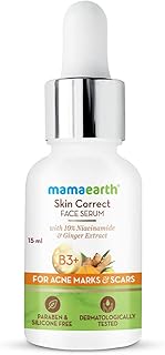 Mamaearth Skin Correct FaceSerum With Niacinamide & Ginger Extract For Acne Marks & Scars,