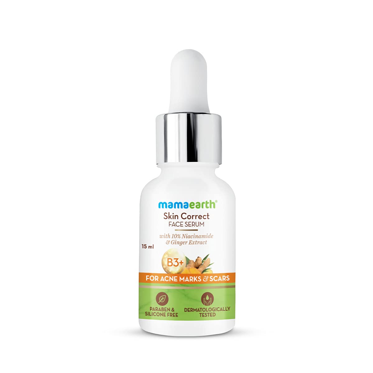 Mamaearth Skin Correct FaceSerum: Niacinamide & Ginger Extract, 15