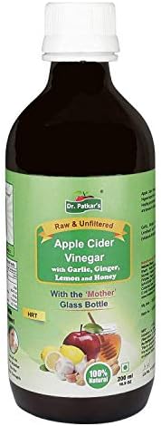 Dr. Patkar's Apple Cider Vinegar with Garlic, Ginger, Lemon and Honey 200ml