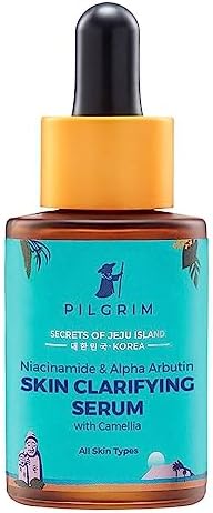 Pilgrim 5% Niacinamide Serum + 1% Alpha Arbutin For Skin Clarifying, Acne Marks | Niacinam
