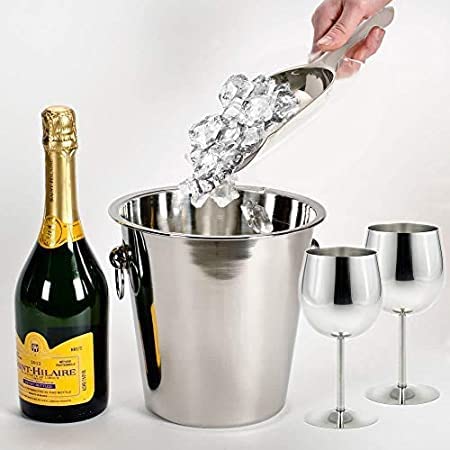 iKonbi Stainless Steel Ice Scoop,Ice Picker,Popcorn Scoop,Atta Scoop/Shovel Kitchen Scoop