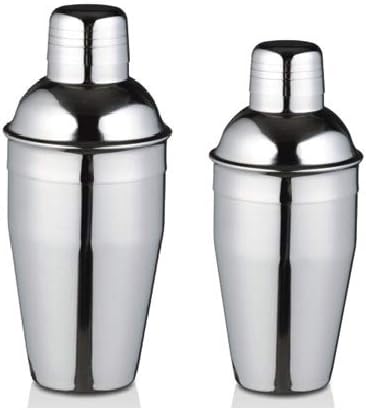 iKonbi Deluxe Stainless Steel Cocktail Shakers 500 ml & 750 ml, Set of