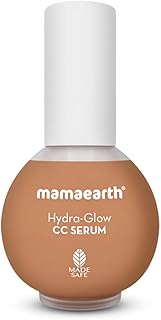 Mamaearth Hydra-Glow CC Face Serum: Vitamin C & Hyaluronic Acid, 03 Honey, 30