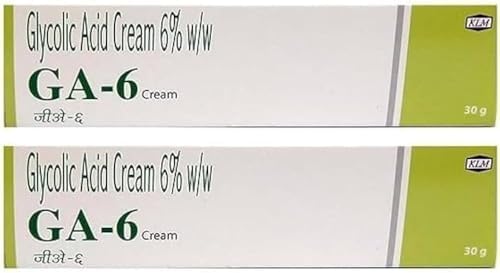 GA-6 Glycolic Acid 6% cream for all skin types - 30g (pack of 2)