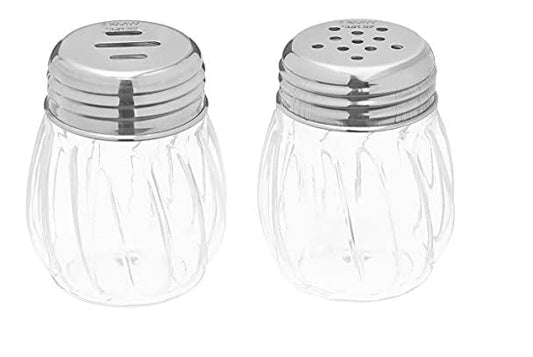 iKonbi Dhol Shape Chilli Oregano Flakes Shaker Set of 12 for Kitchen and Dining