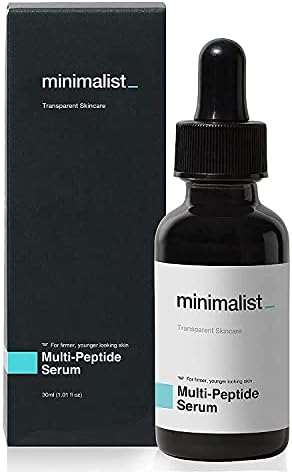 Minimalist Multi Peptide Night FaceSerum for Ageless Younger Skin, 30 ml Collagen Boosting