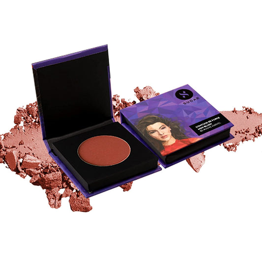 Sugar Cosmetics Contour De Force Mini Blush02 Pink Pinnacle (Deep Rose)Longlasting formula