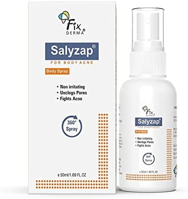 Salicylic Acid Salyzap Body Acne Spray for Acne on Back, Shoulders, Neck & Chest | Body Ac