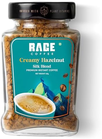 Flavored Instant Coffee | Creamy Hazelnut Silk Blend | 100% Pure Coffee | Premium, Bold &