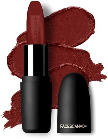 Faces Canada Weightless Matte Lipstick 4g Maroon Love 06 (Maroon)