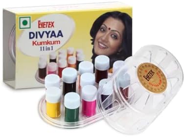 Eyetex Divyaa Kumkum Bindi 11 Colours 1.5g Each