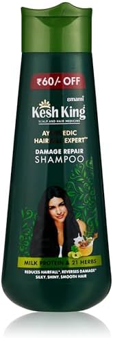 Kesh King Damage Repair Shampoo | with Milk Protein & 21 Ayurvedic Herbs | Reduces Hairfal