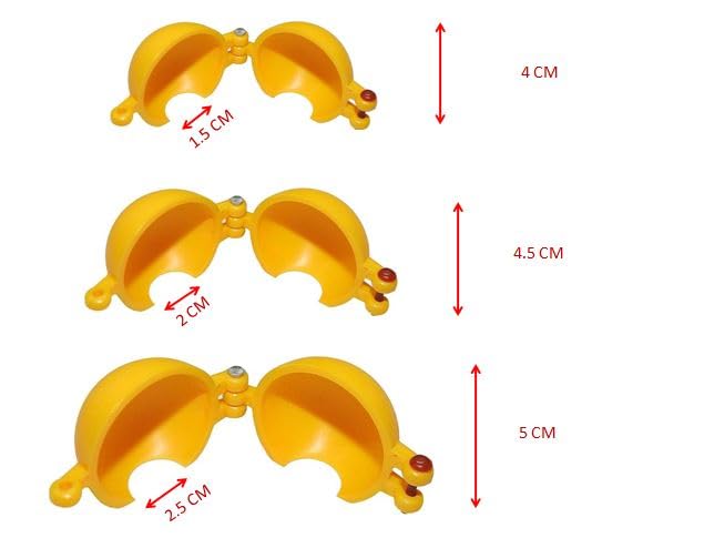 iKonbi Ladoo Maker Mold Plastic Set of 3 in Three Sizes. Ladu Maker Mould Sancha for