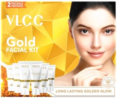 VLCC Natural Sciences Gold Facial Kit For Luminous & Radiant Complexion (Ayurvedic)