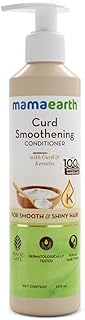 Mamaearth Curd Smoothening Conditioner For Women and Men; with Curd & Keratin for Smooth &