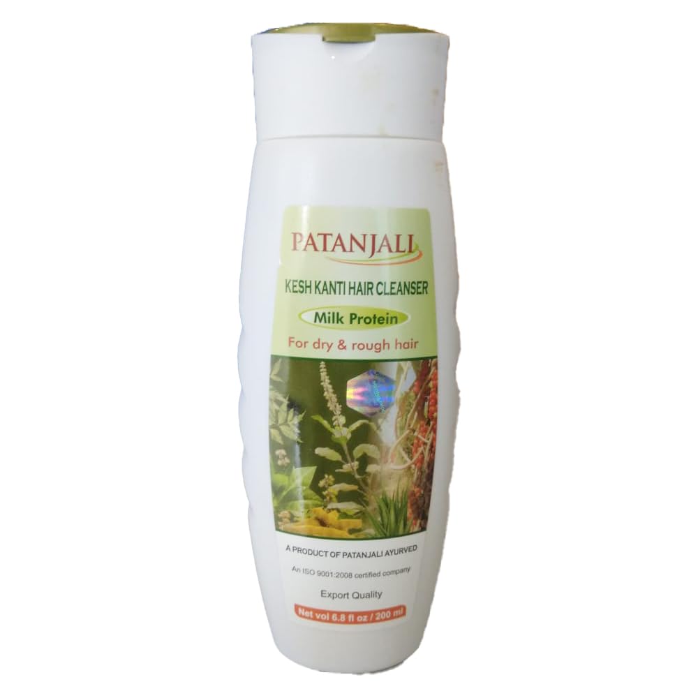 Patanjali Kesh Kanti Hair Cleanser Milk Protein Shampoo: 200 ml