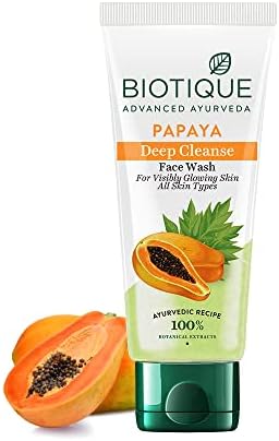 Biotique Bio Papaya Exfoliating FaceWash for All Skin Types, 150ml