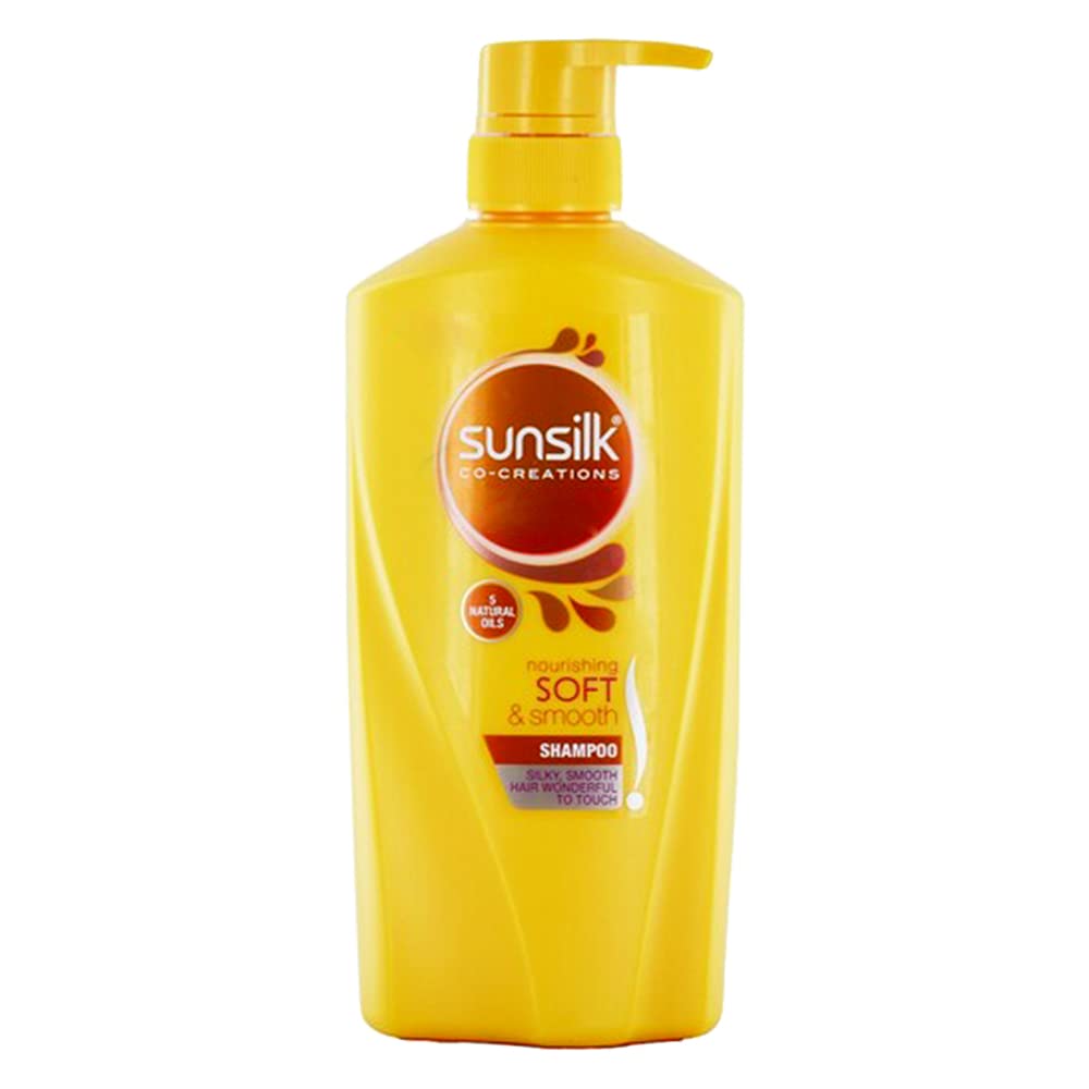 Sunsilk Nourishing Soft & Smooth Shampoo: Egg Protein, Almond Oil, Vitamin C,