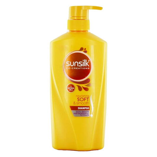 Sunsilk Nourishing Soft & Smooth Shampoo: Egg Protein, Almond Oil, Vitamin C,