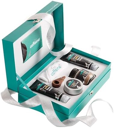 mCaffeine Coffee Mood SkinCare Gift Kit - Personal Care Products - Coffee FaceWash, Mask a