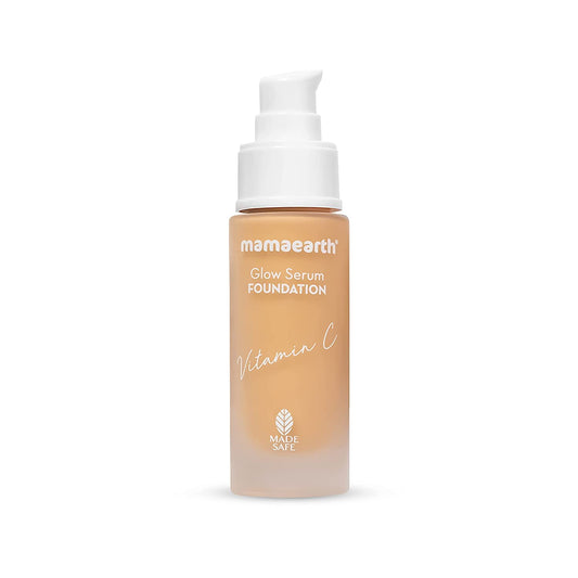 Mamaearth Glow Luminous Foundation: 03 Nude Glow, Vitamin C & Turmeric, 30