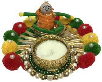 iKonbi Rangoli with Diya Set Set of 5