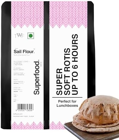 TWF Sail Flour | Diabetic Flour | Specially Crafted for Diabetic People | Low Glycemic Ind