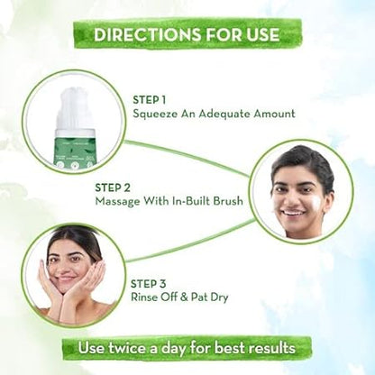 Mamaearth Green Tea Face Wash: Green Tea & Collagen, 100 ml