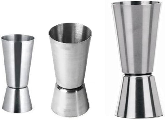 iKonbi Stainless Steel Set of 3 Tall Peg Measure Set- 15/30, 20/40, 30/60