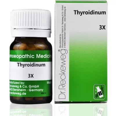 Dr. Reckeweg Thyroidinum 3X Trituration Tablets: 20g, Pack of