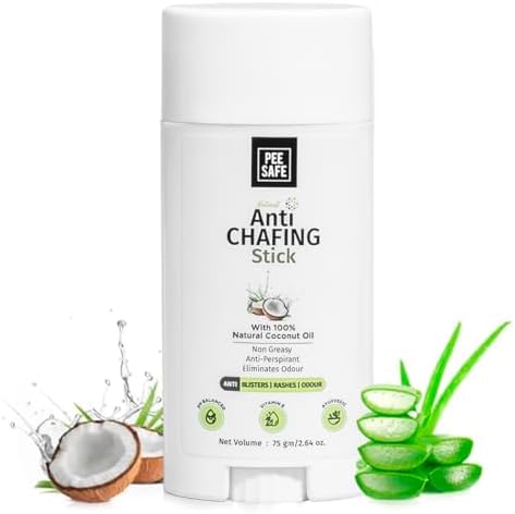 PEESAFE Natural Anti Chafing Stick | Chub Rub Stick | Anti Chafe Balm | Anti Sweat Stick |