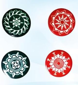 Yuktha Eternal Carrom Strikers With Excellent Re-Bounce (Pack of 4)