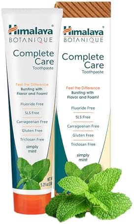 Himalaya Botanique Simply Mint Complete Care Toothpaste Refreshing Mint Flavour | Strong T
