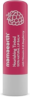 Mamaearth Nourishing Tinted Lip Balm: Vitamin E & Raspberry, 4