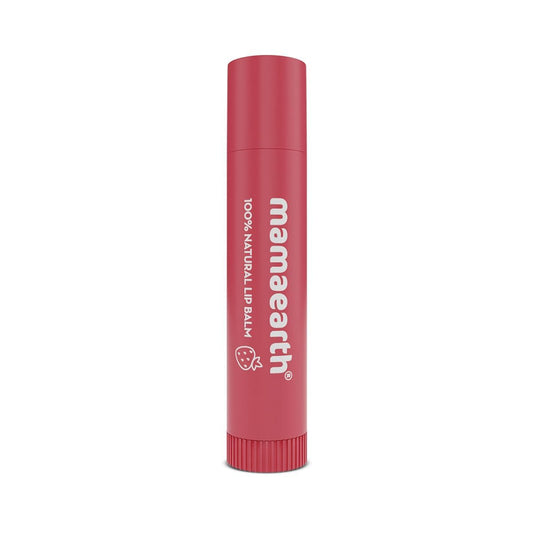 Mamaearth Nourishing Tinted Lip Balm: Vitamin E & Strawberry, 4