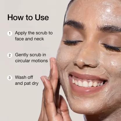 mCaffeine Coffee Face Scrub: Walnut & Vitamin E, 100 g