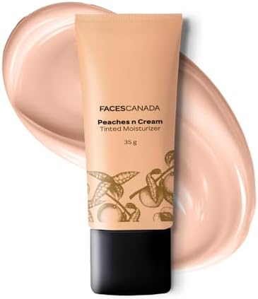 FACES CANADA Peaches N Cream Tinted Moisturizer - Light 01, 35 g Soft Peachy, Natural Glow
