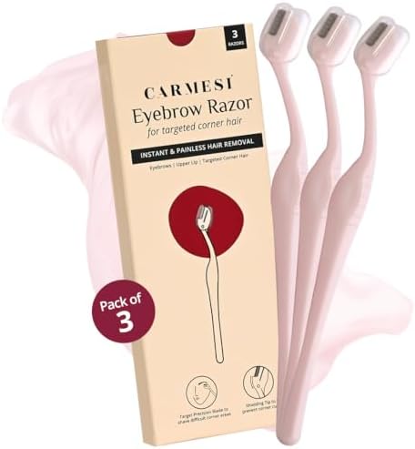 Carmesi Eyebrow Razor | For Salon-Like Eyebrows | Eyebrows, Upper Lip, Targeted Corner Hai