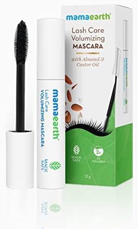 Mamaearth Lash Care Volumizing Mascara with Castor Oil & Almond Oil for 2X Instant Volume