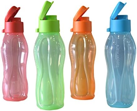 Tupperware Aquasafe Fliptop Bottle (310Ml), Set of 4